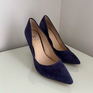 Vince Camuto purple suede pumps — size 9